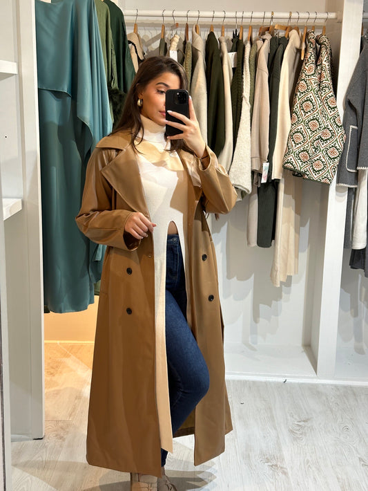 Manteau cuir